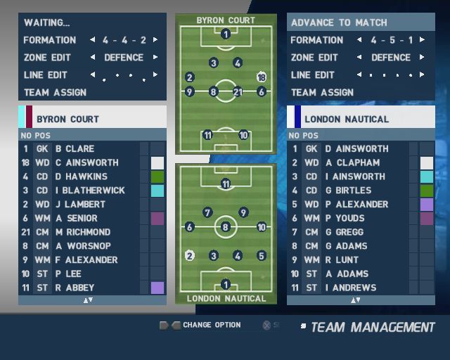 World Tour Soccer 2003 screenshot 5 for Playstation 2